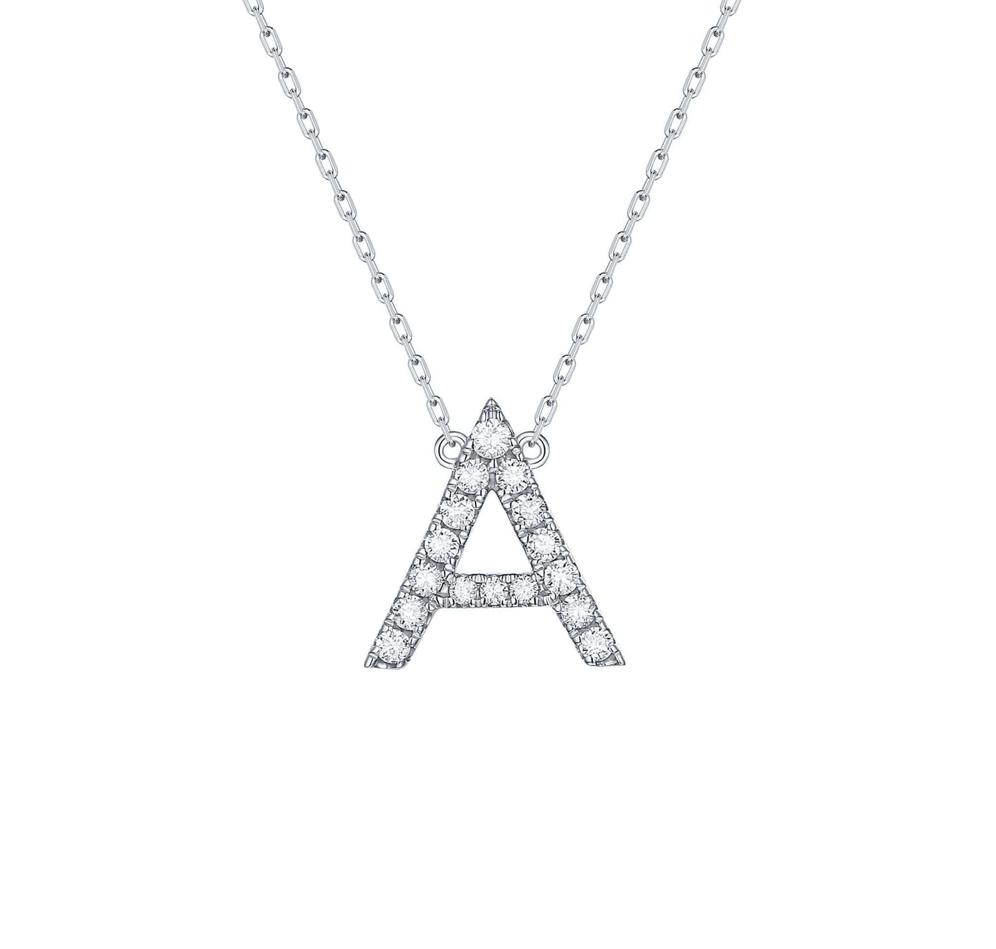 Personalized-Letter-A-Diamond-Necklace