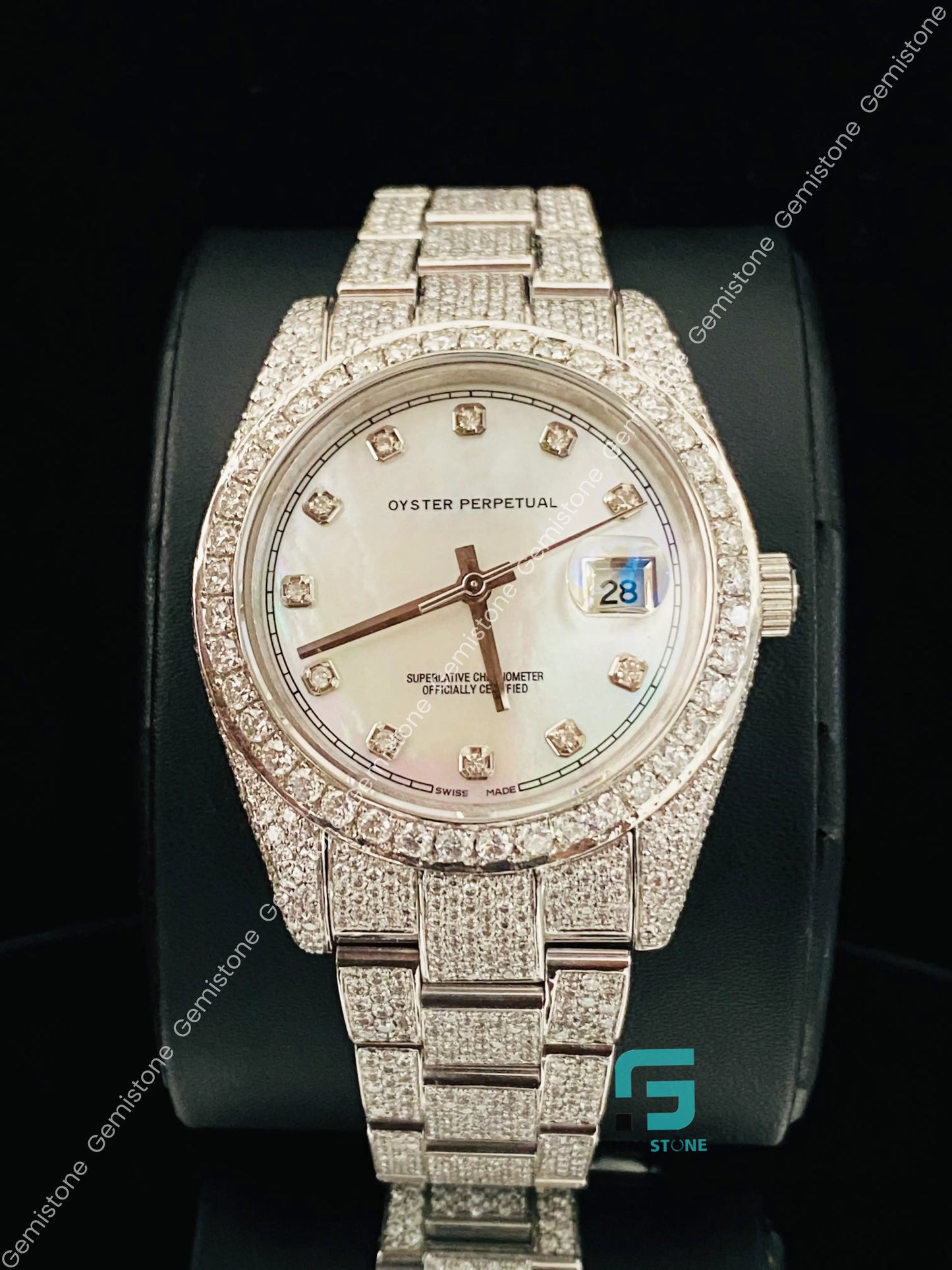 Presidential Strap Moissanite Watch