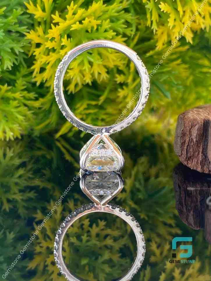 Princess Cut Moissanite Ring