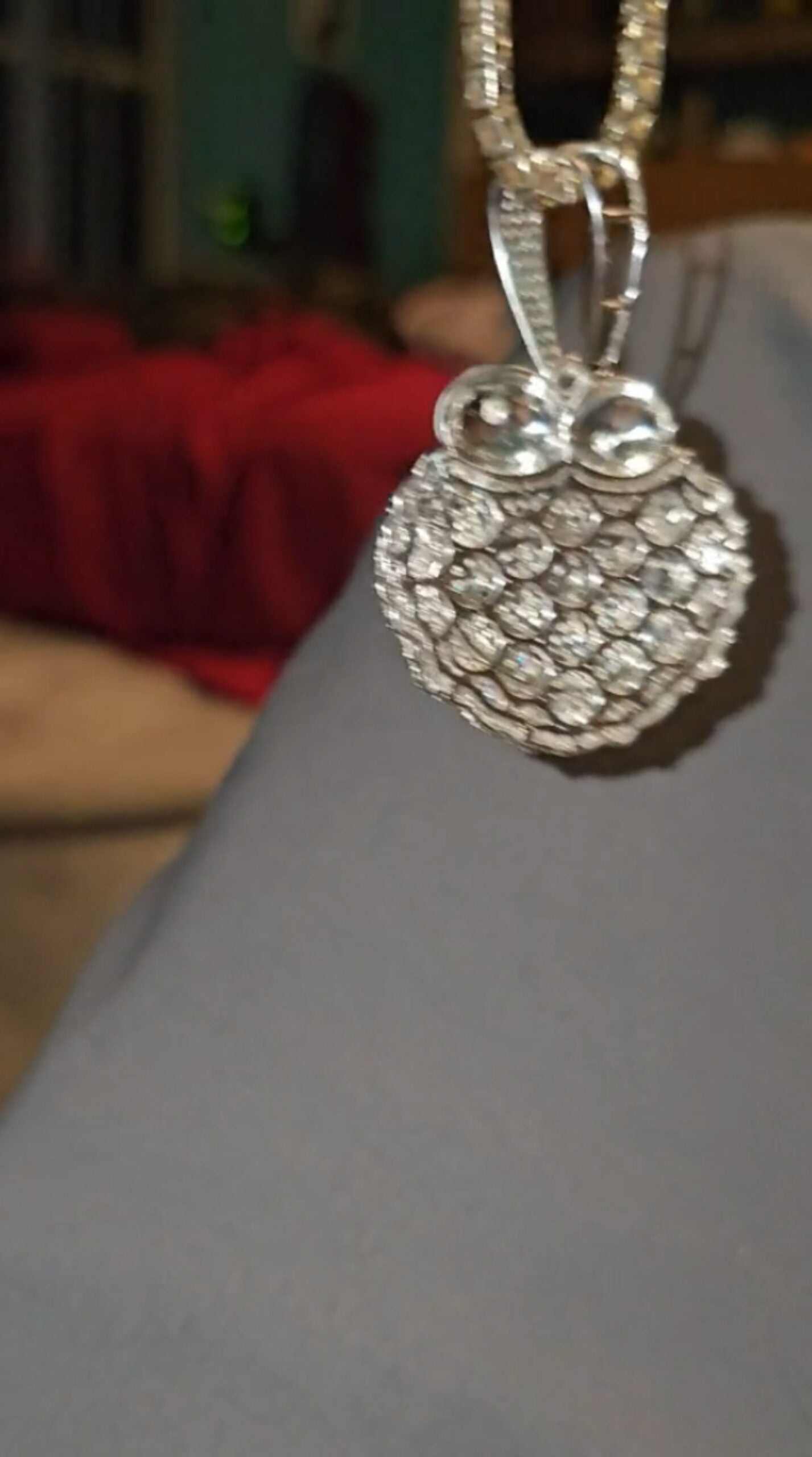 Custom VVS Moissanite Handmade Cookie Monster Pendant For Men