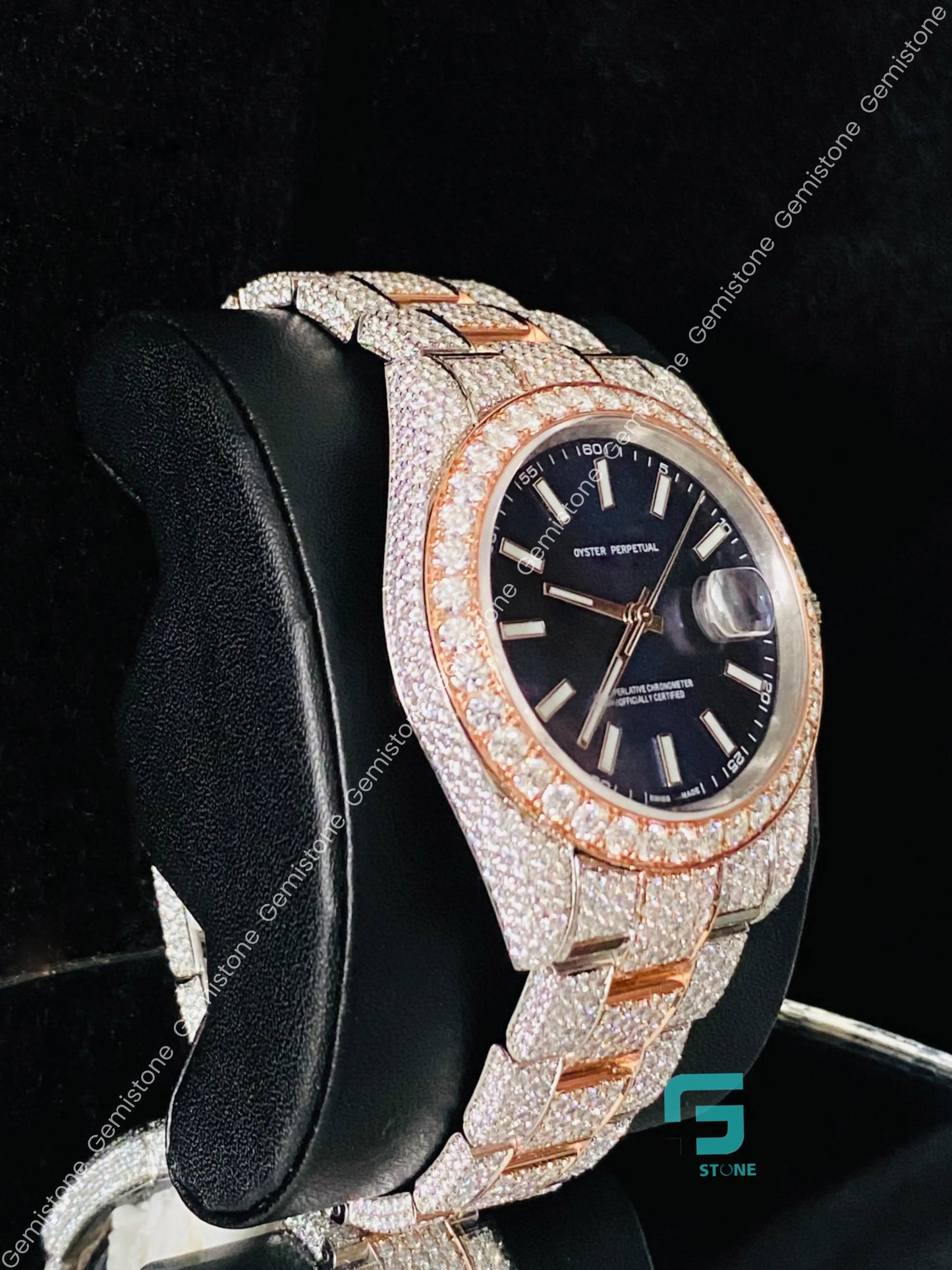 Rapper Moissanite Diamond Watch