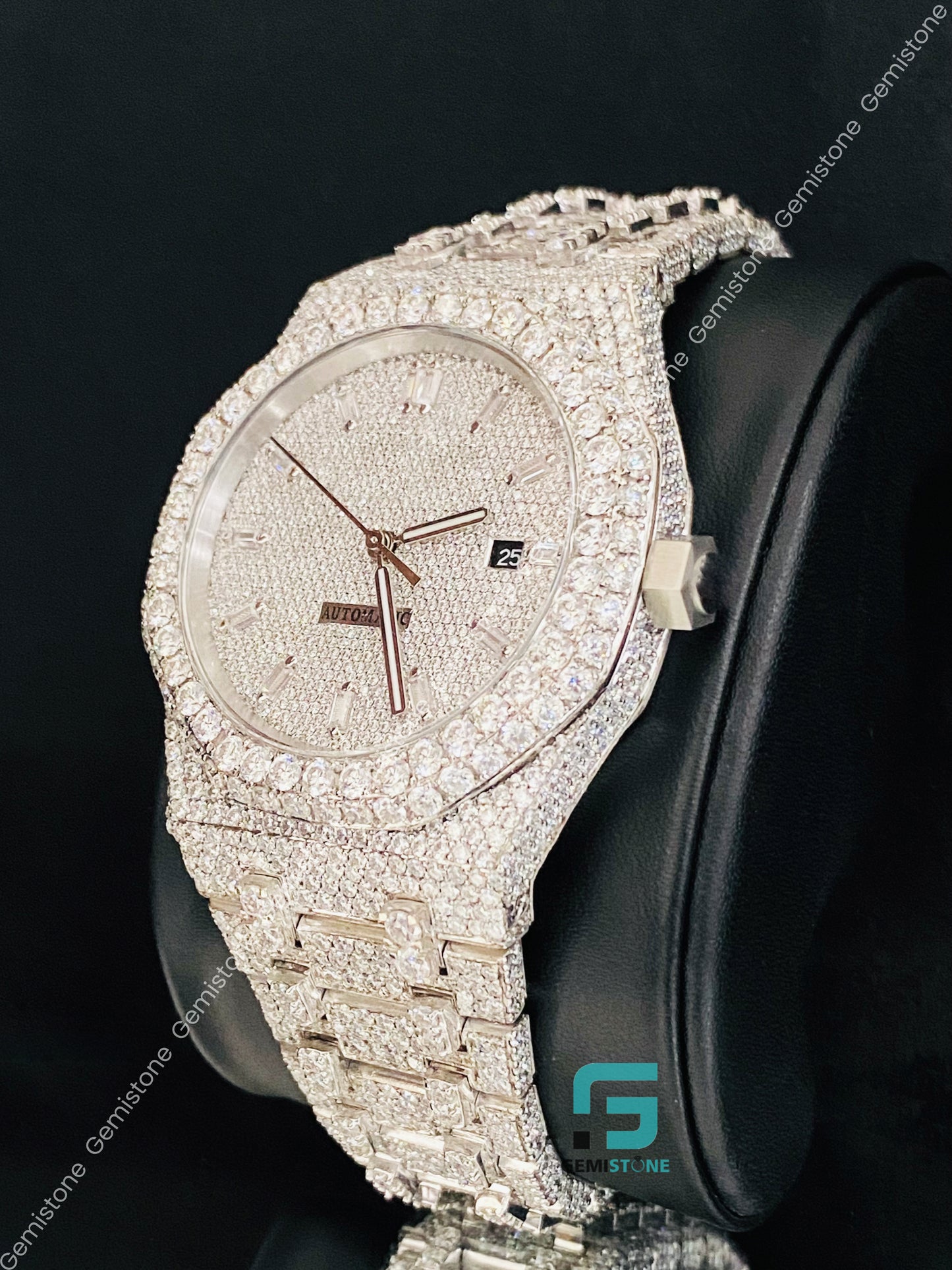 Rapper Moissanite Diamond Watch For Men's