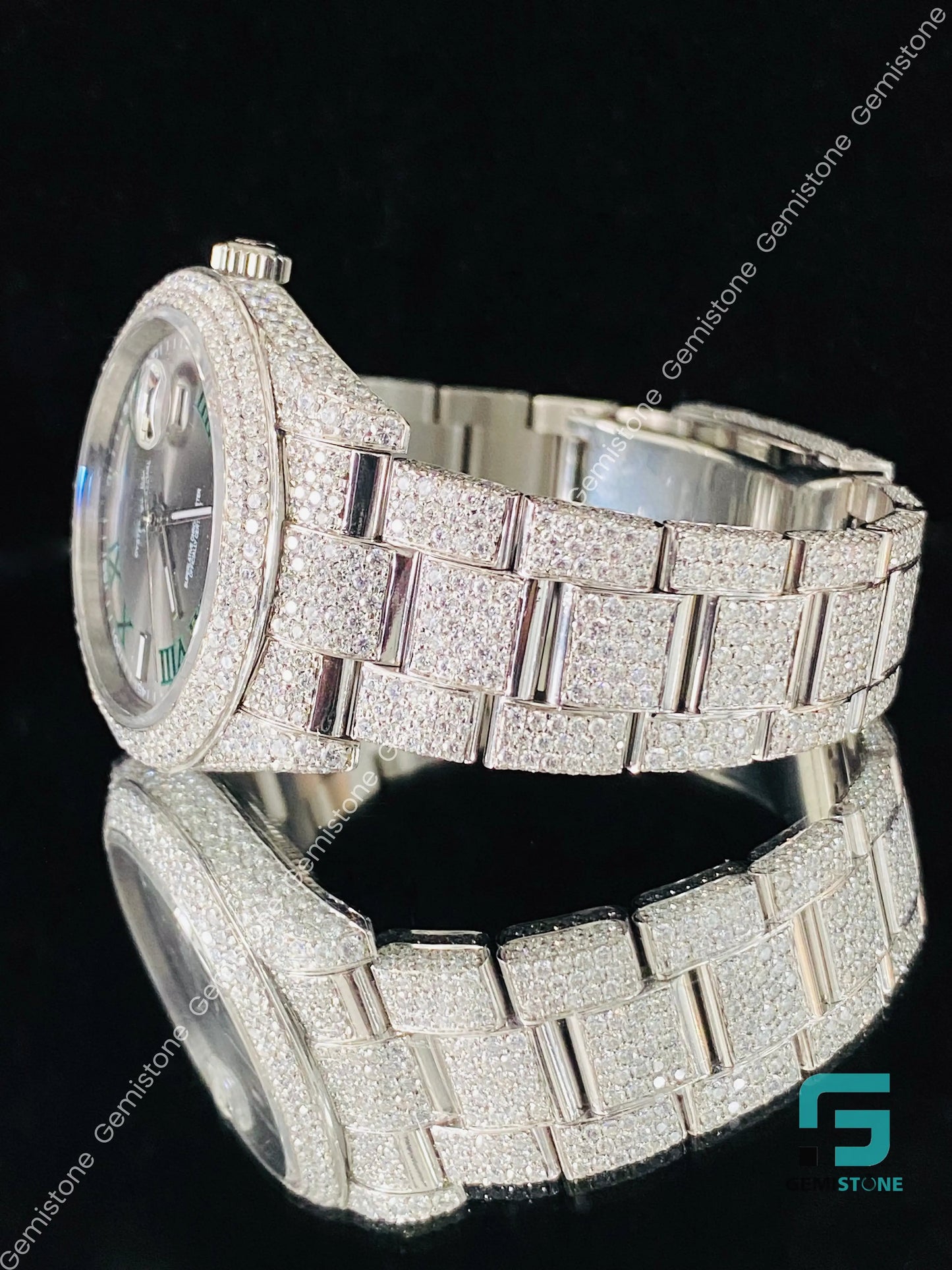 Rapper Moissanite Watchs