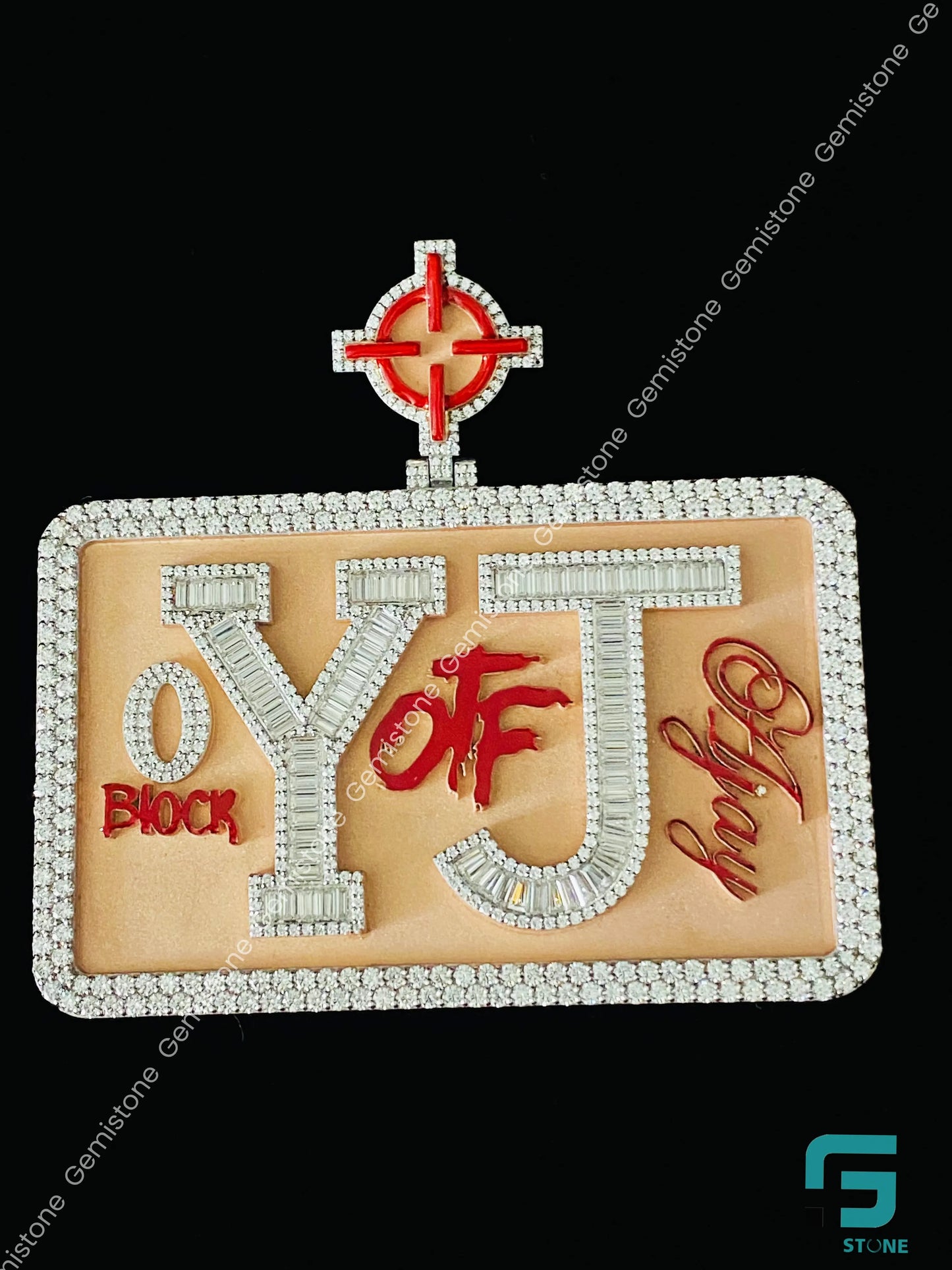 Rectangular Style Pendant For Men