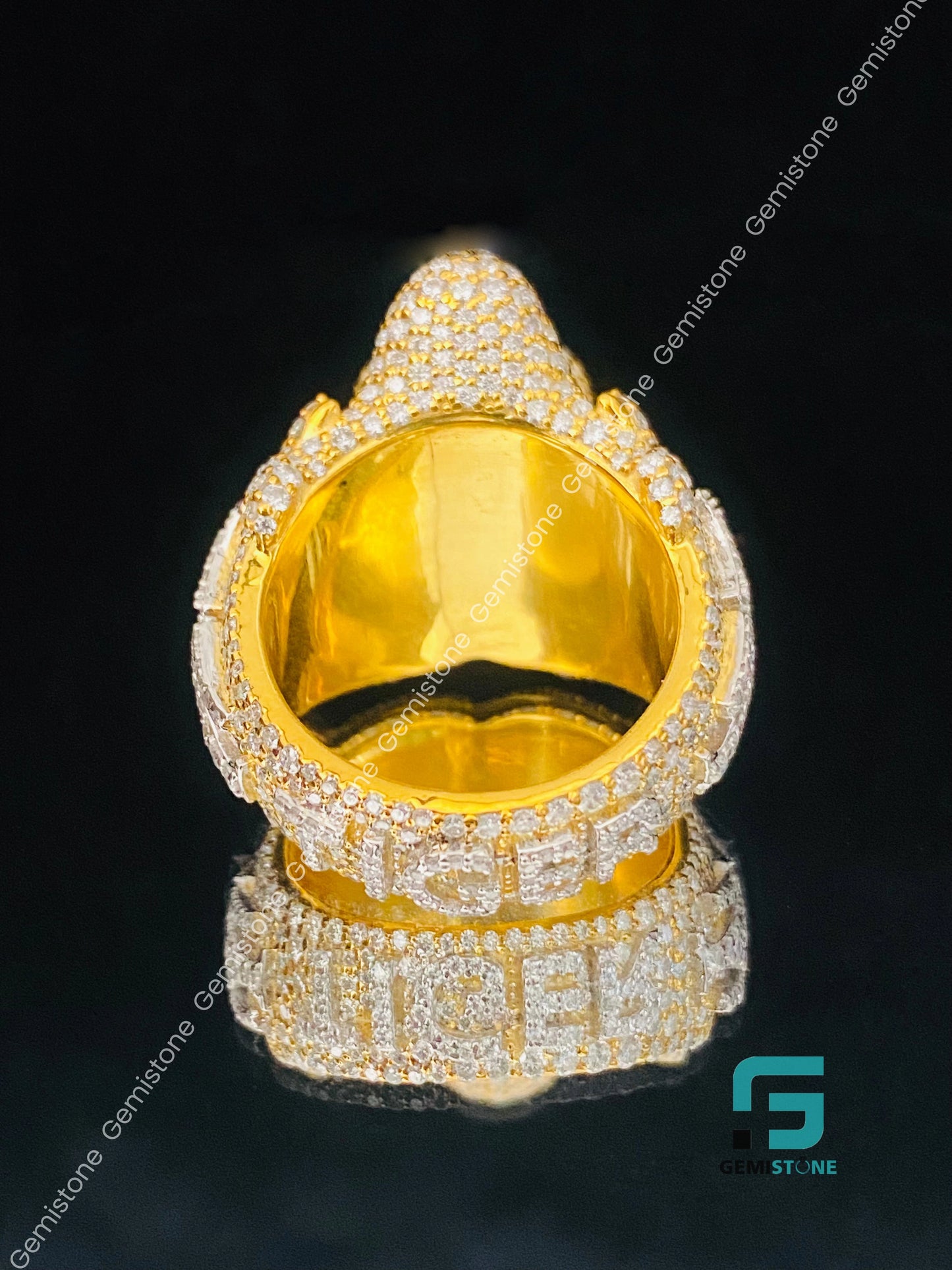 Roar Tiger Head Hip Hop Ring