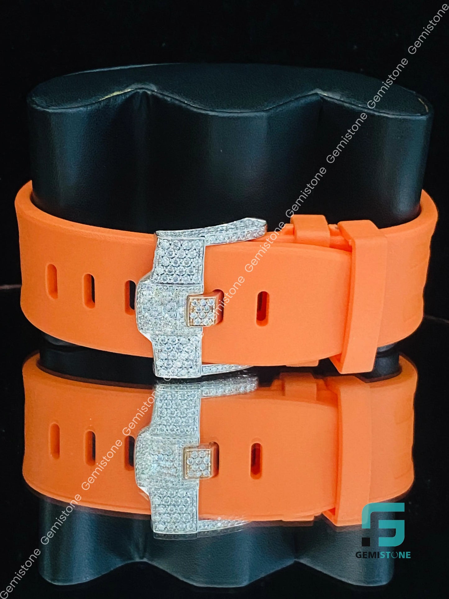 Silicon_Strap_Iced_Out_Two_Tone_Moissanite_Watch_For_Men