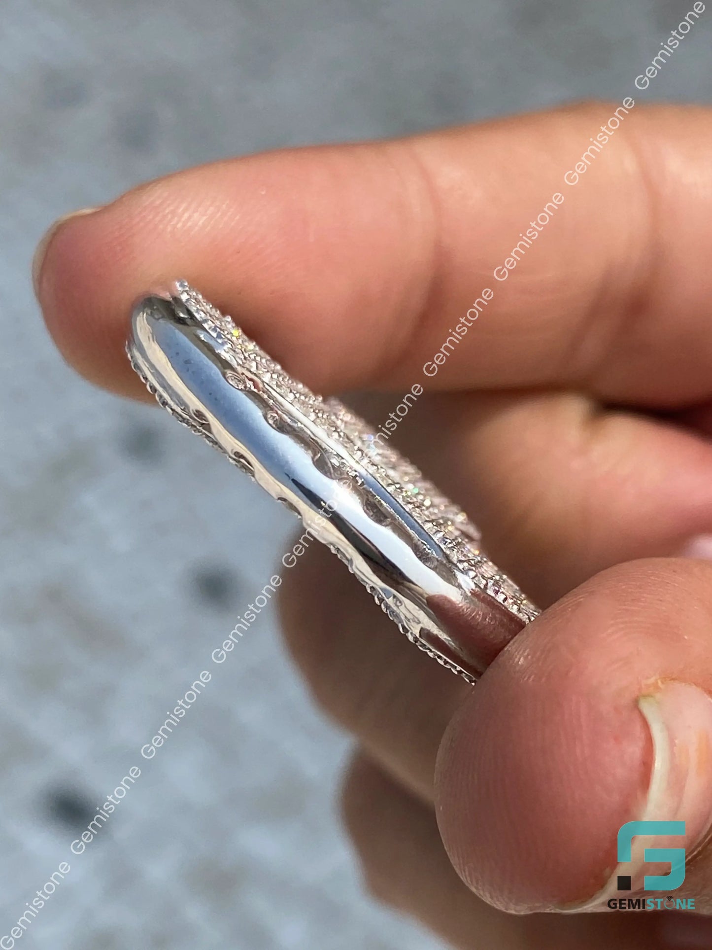 Steering Wheel Diamond Moissanite Pendant