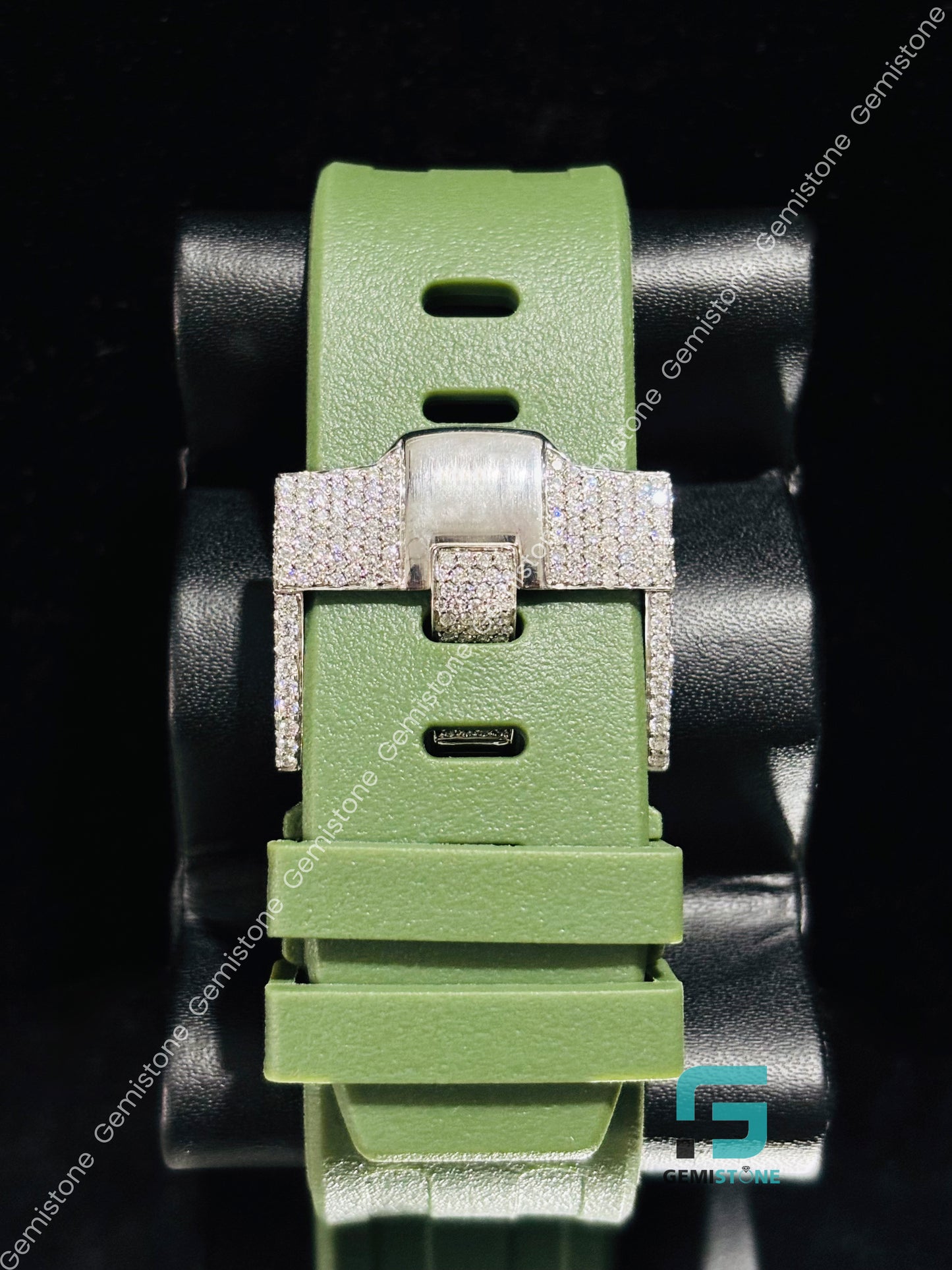 Studded Fully Ice Out Moissanite Diamond Watch