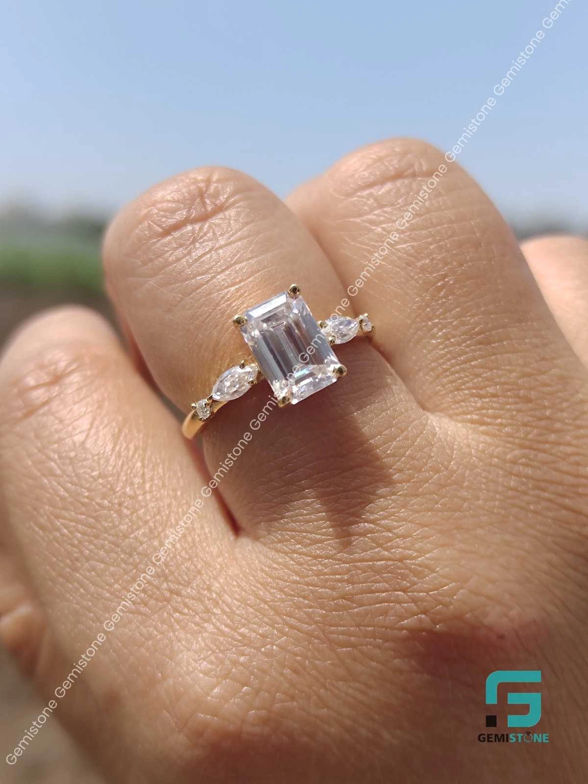 Three Stone Engagement Ring