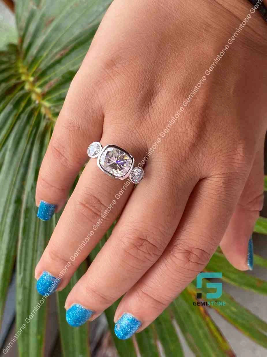 Three Stone Wedding Rings