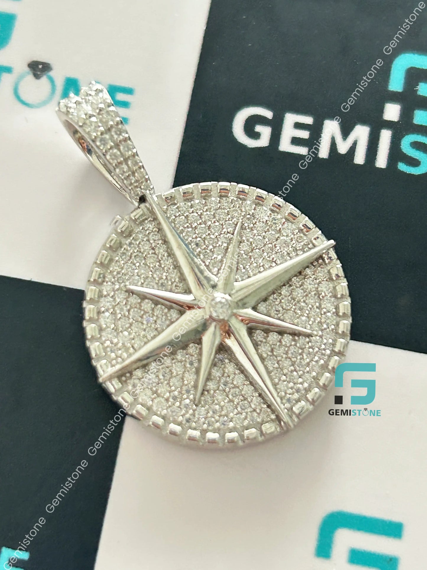 VVS D Colorless Moissanite Pendant For Men
