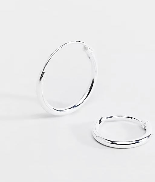 White-Gold-Chunky-Small-Hoop-Earrings-for-Men