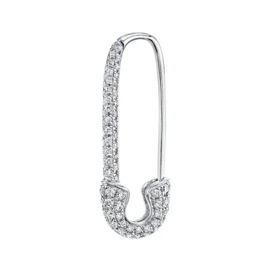 Unique Gold One Pair Safety Pin Earrings Unique Gold One Pair Safety Pin Earrings