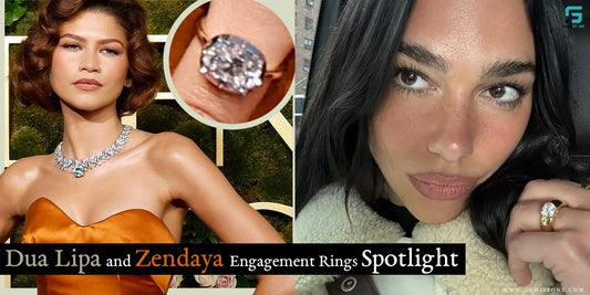 Dua Lipa and Zendaya Engagement Rings Spotlight