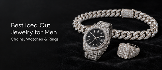 Best Iced Out Jewelry for Men: Chains, Watches & Rings