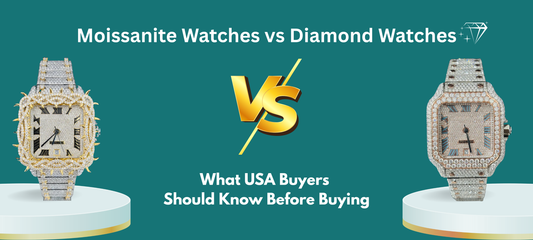 Moissanite Watches vs Diamond Watches: What USA Buyers Should Know Before Buying
