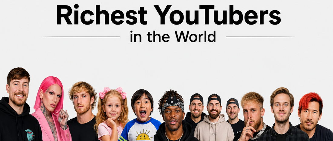 Richest YouTubers in the World (2026): Ultimate Net Worth Ranking