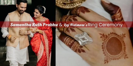 Samantha Ruth Prabhu & Raj Nidimoru’s Ring Ceremony at Isha Foundation