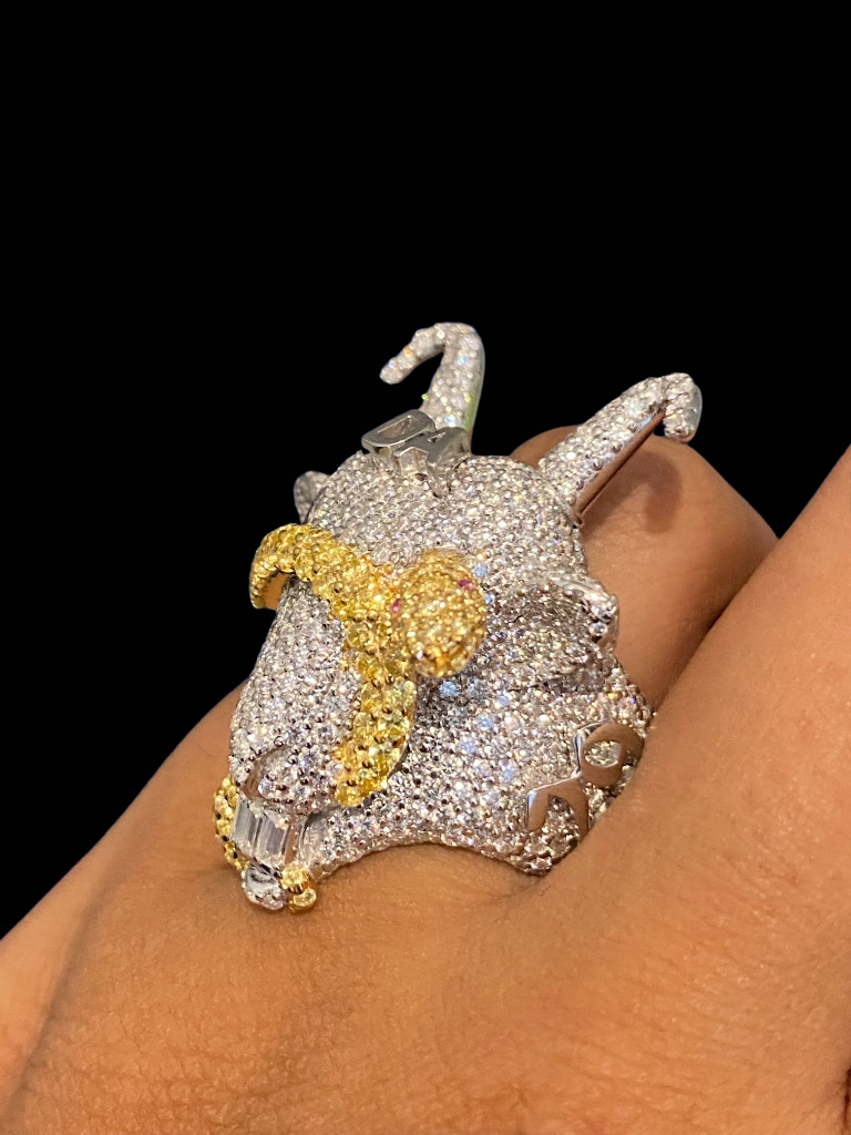 Gold Hip Hop Rings