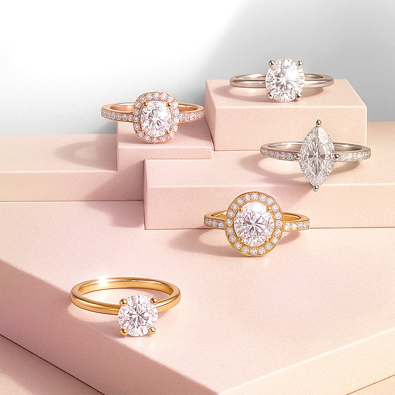Moissanite Engagement Rings