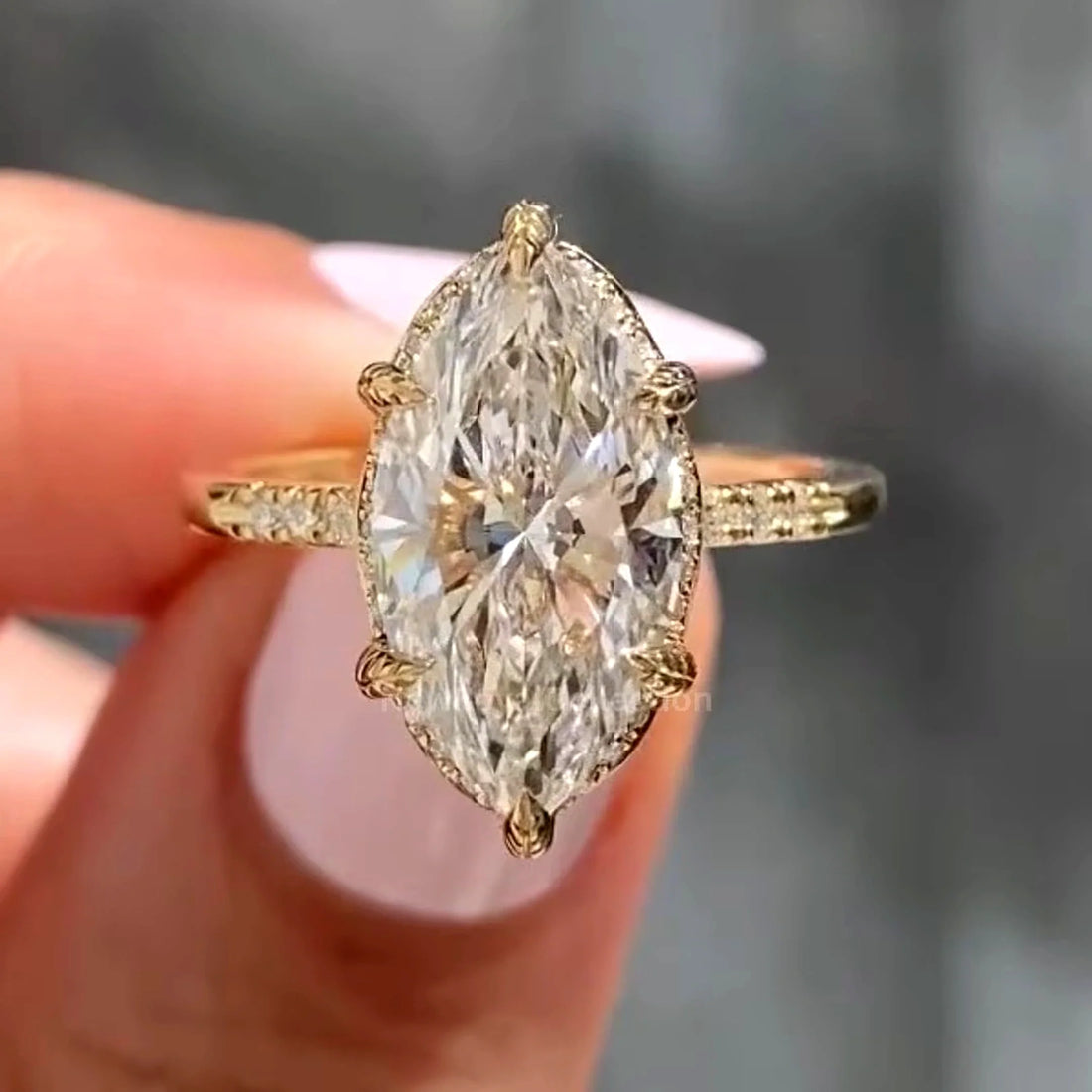 Moissanite Promise Rings