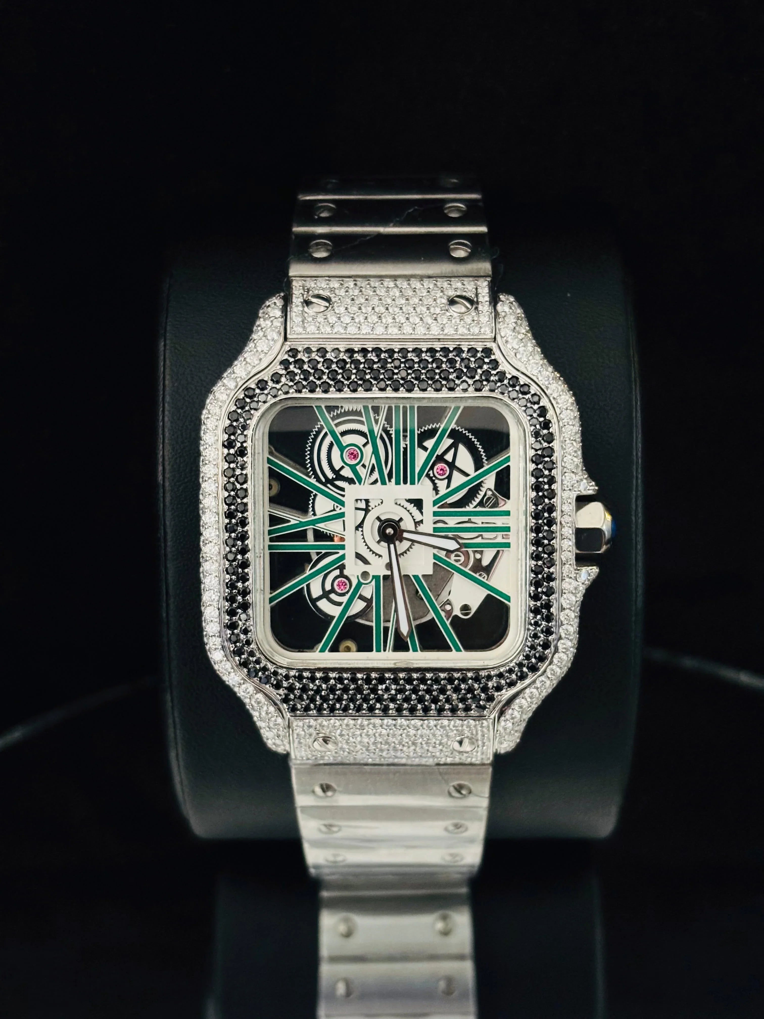 Moissanite Skeleton Watches