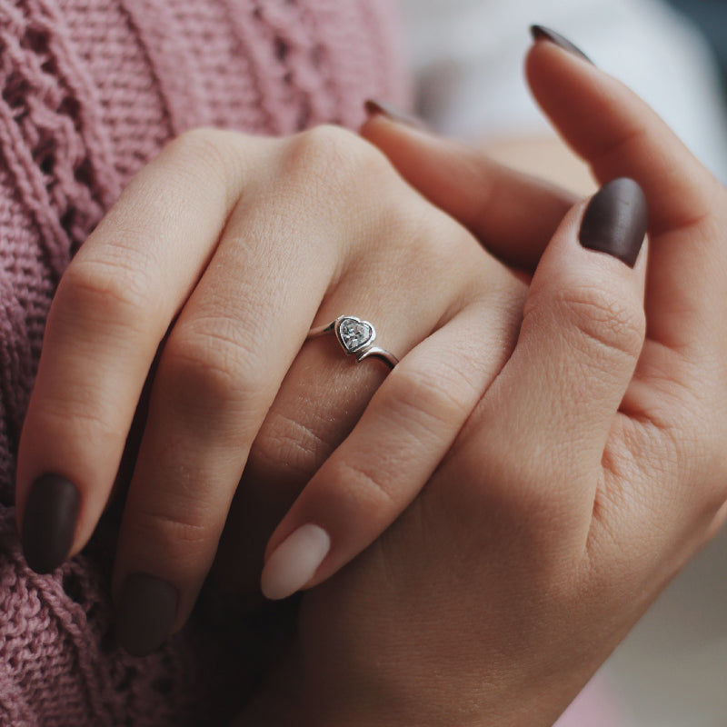 moissanite solitaire engagement rings