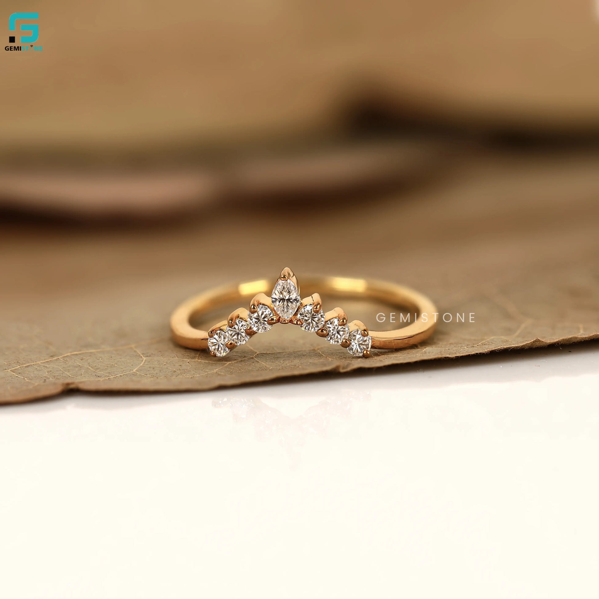 0.80 CT Round Lab Grown Wedding Band