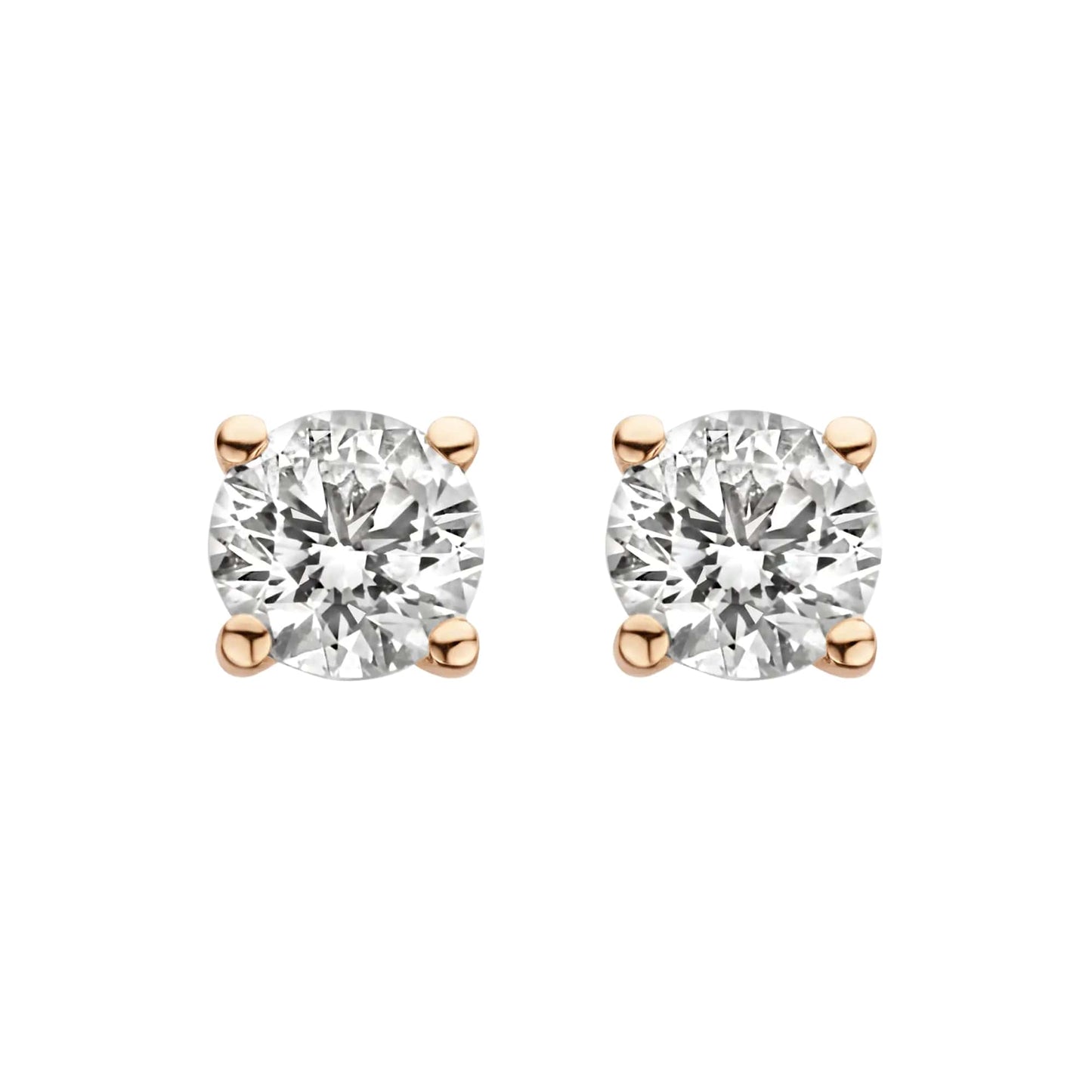 1-Carat-Diamond-Solitaire-Stud-Earrings-in-Rose-Gold