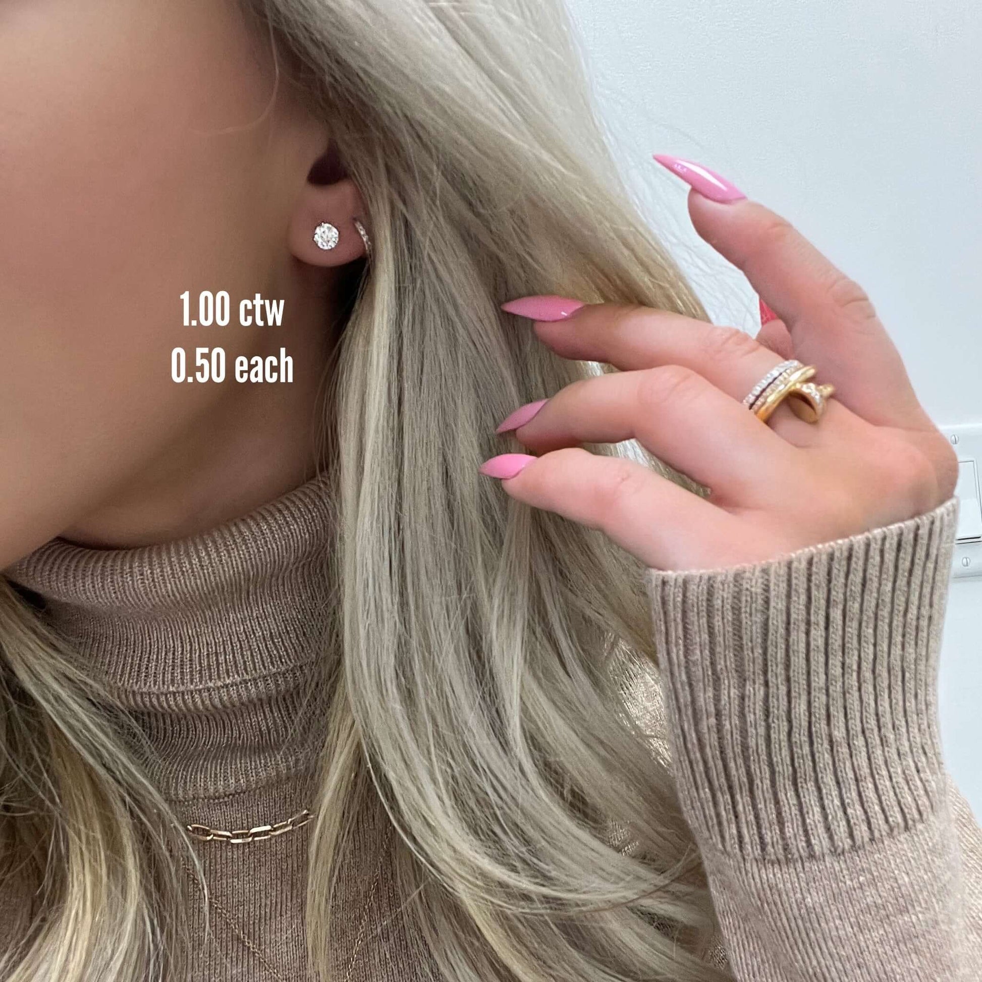 1-Carat-Diamond-Solitaire-Studs-Size