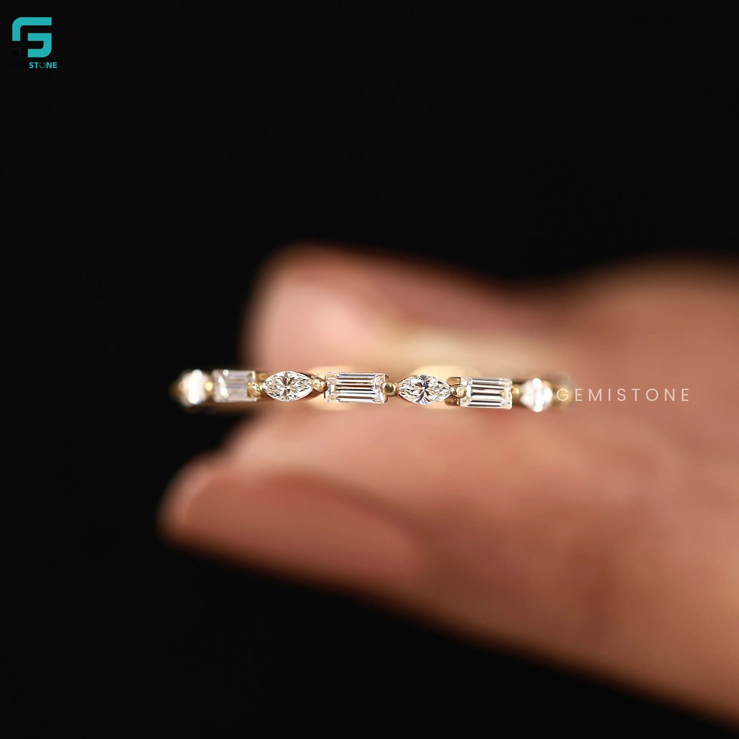 1.20CTW Lab Grown Diamond Full Eternity Band For Women