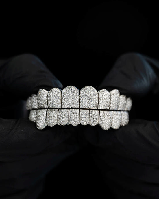 Stunning Custom Fully Iced Out 10 On 10 Bust Down VVS Grillz