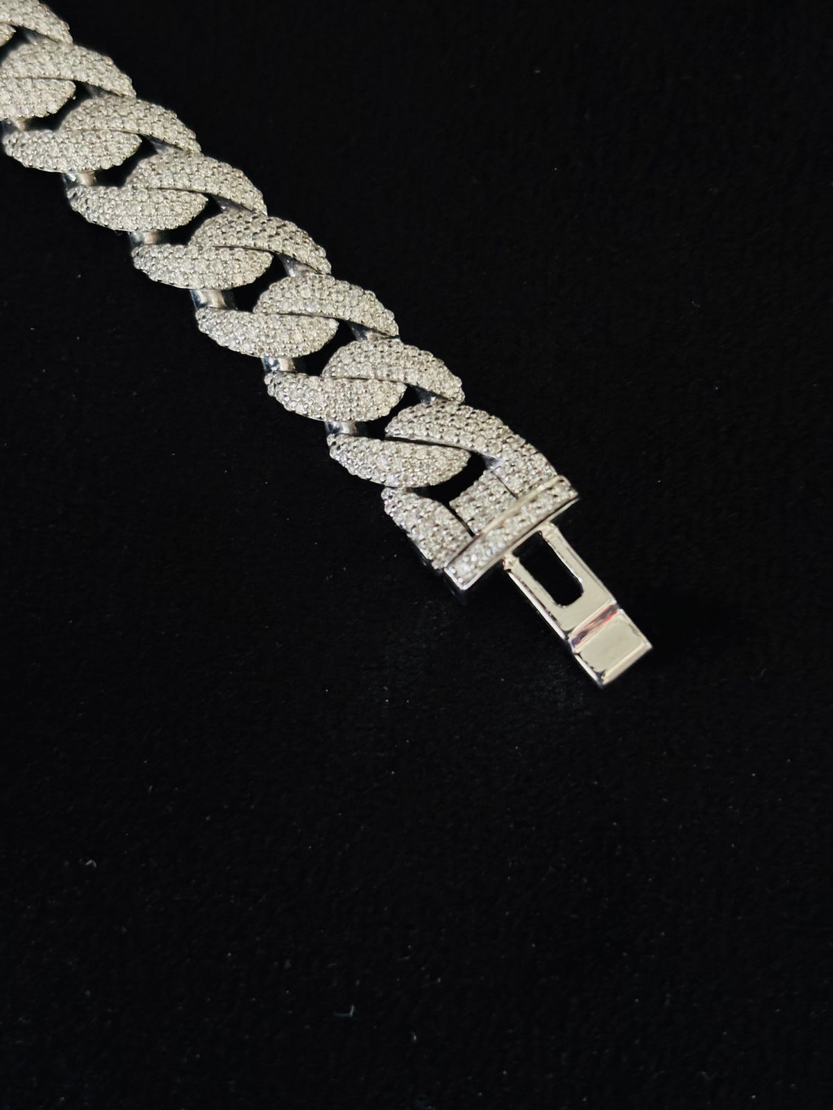 10MM Iced Out Miami Cuban Link Moissanite Bracelet For Men