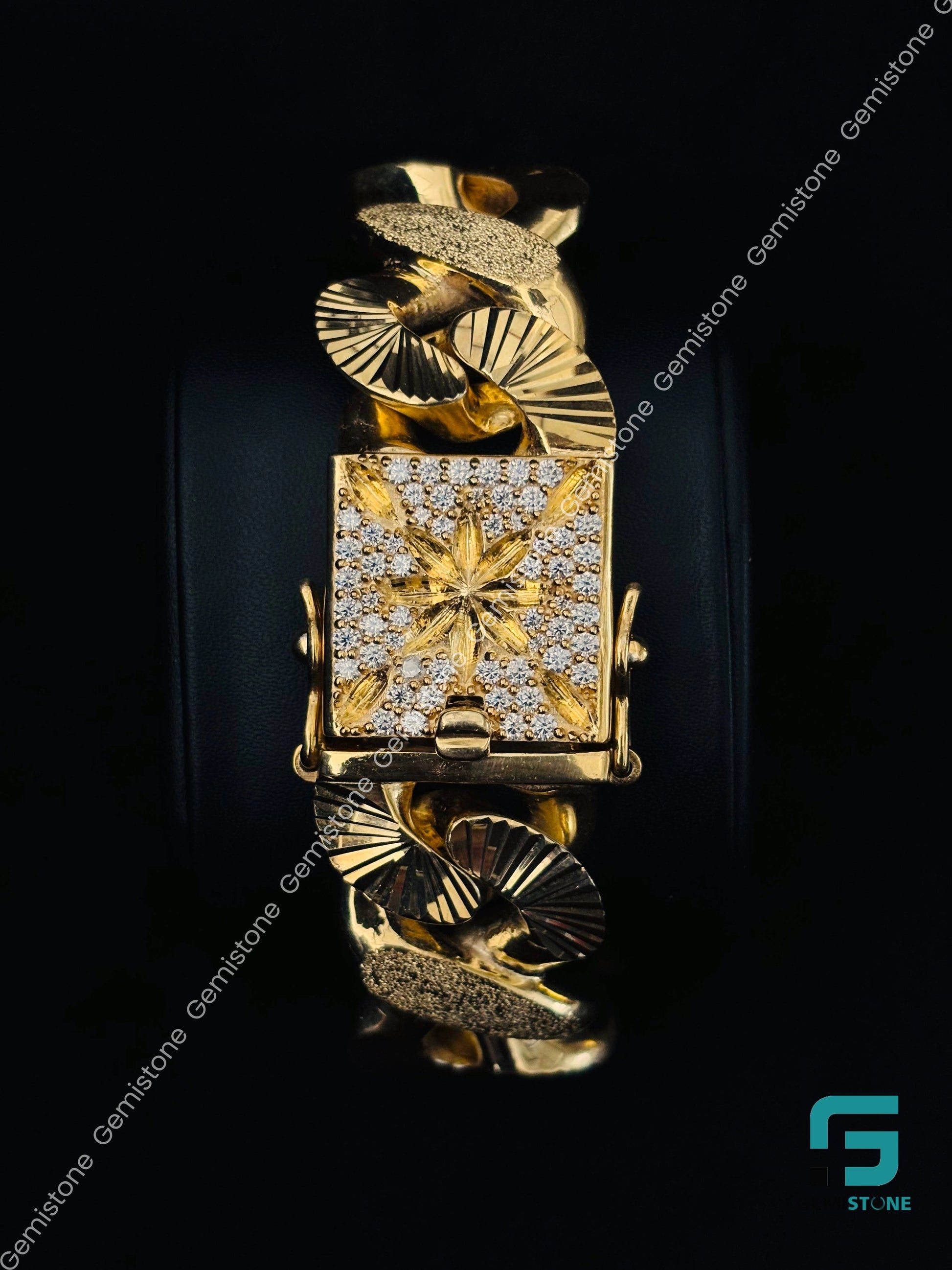 15MM Moissanite Cuban Link Bracelet