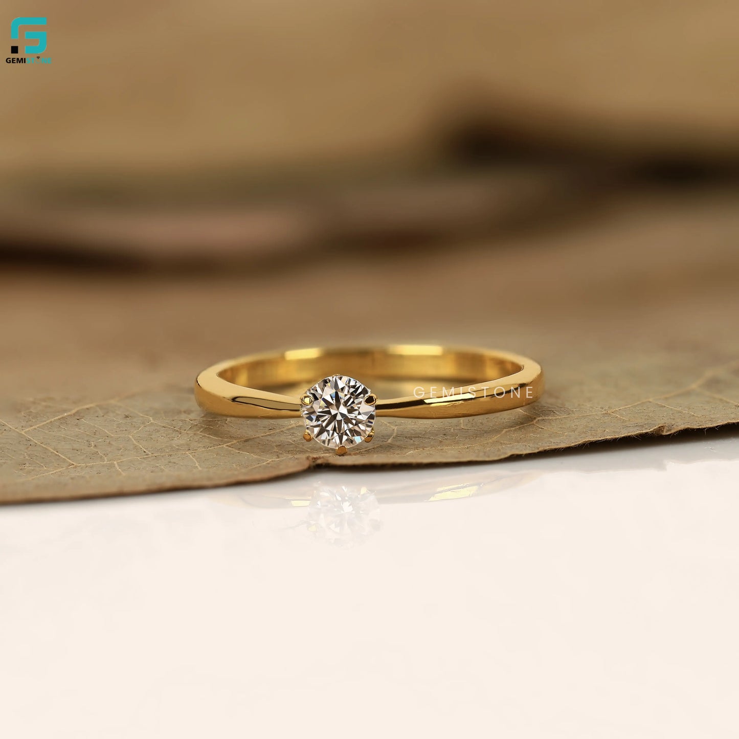 1CT Lab Grown Diamond Wedding Ring For Her