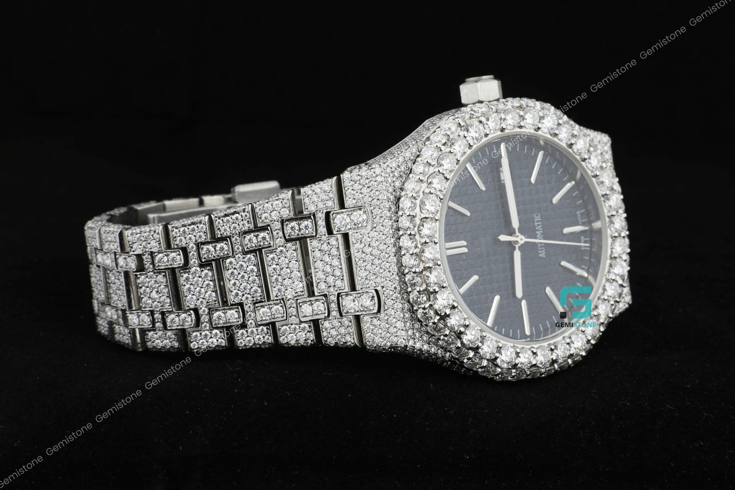 Custom Iced Bust Down VVS Moissanite Bling Bling Watch