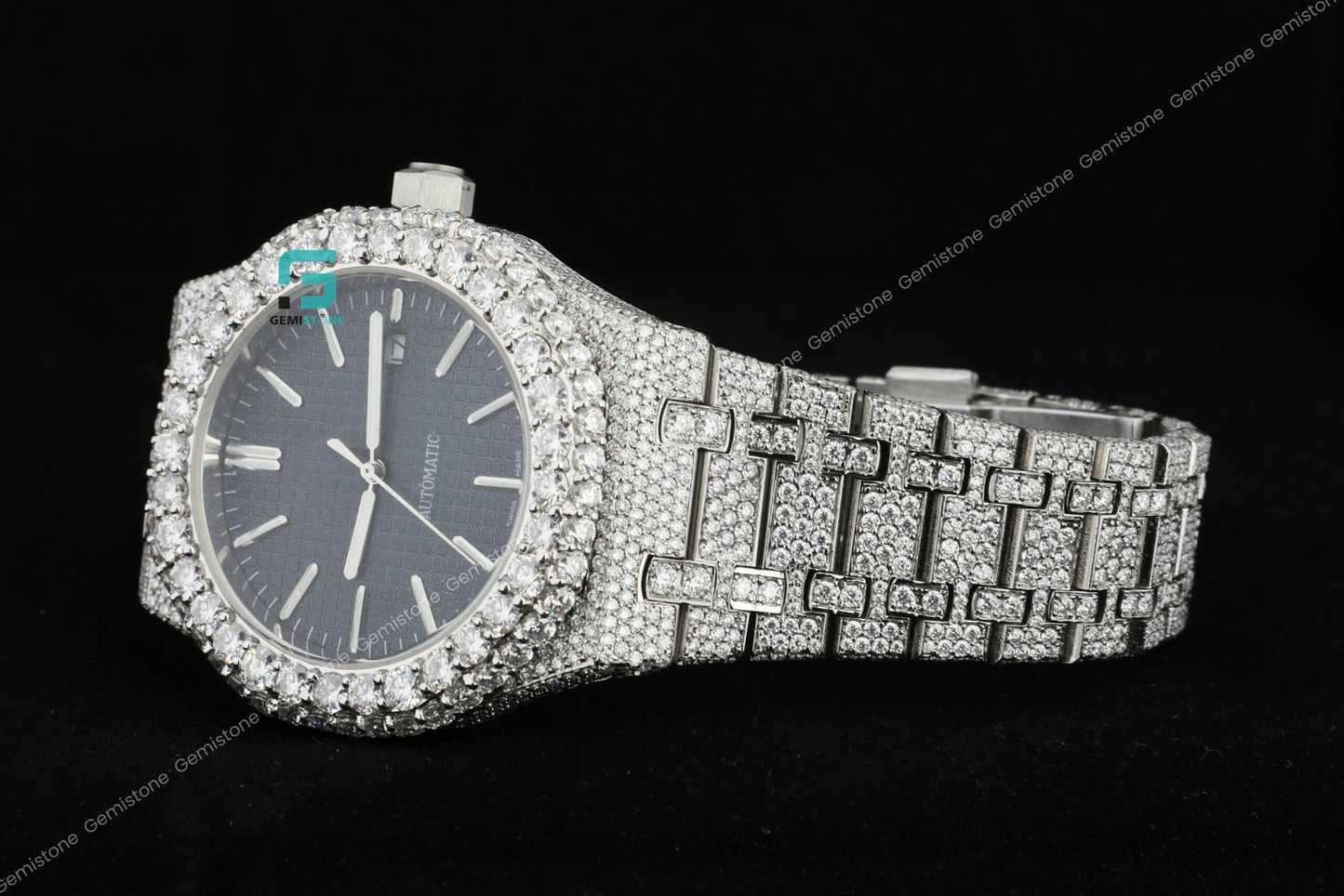 Custom Iced Bust Down VVS Moissanite Bling Bling Watch