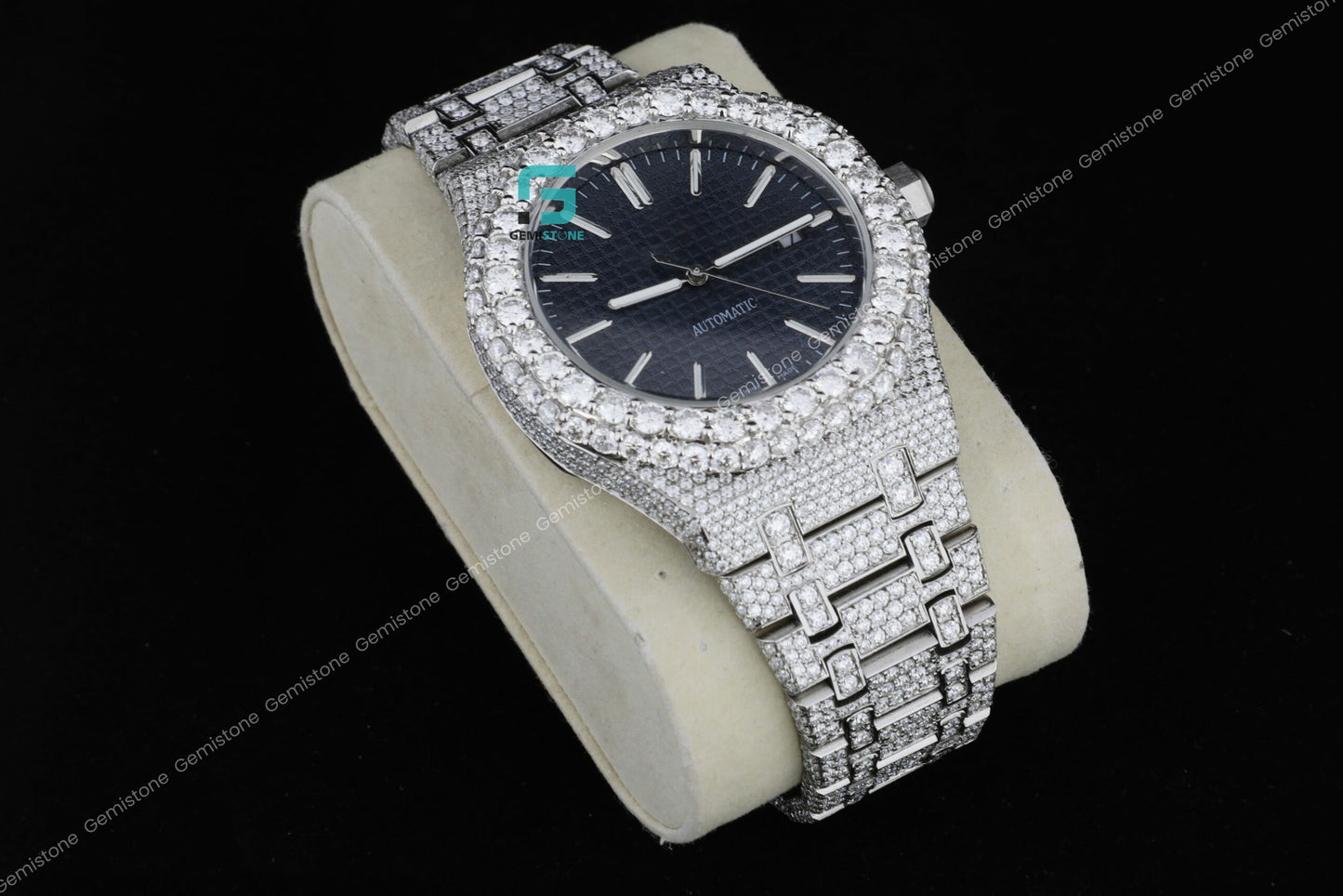 Custom Iced Bust Down VVS Moissanite Bling Bling Watch