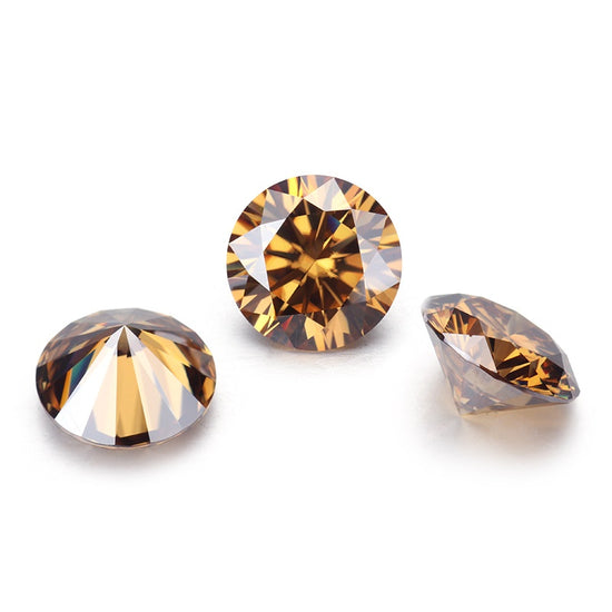 10.00MM [4.00CT] Dark Brown Excellent Cut Round Loose Moissanite
