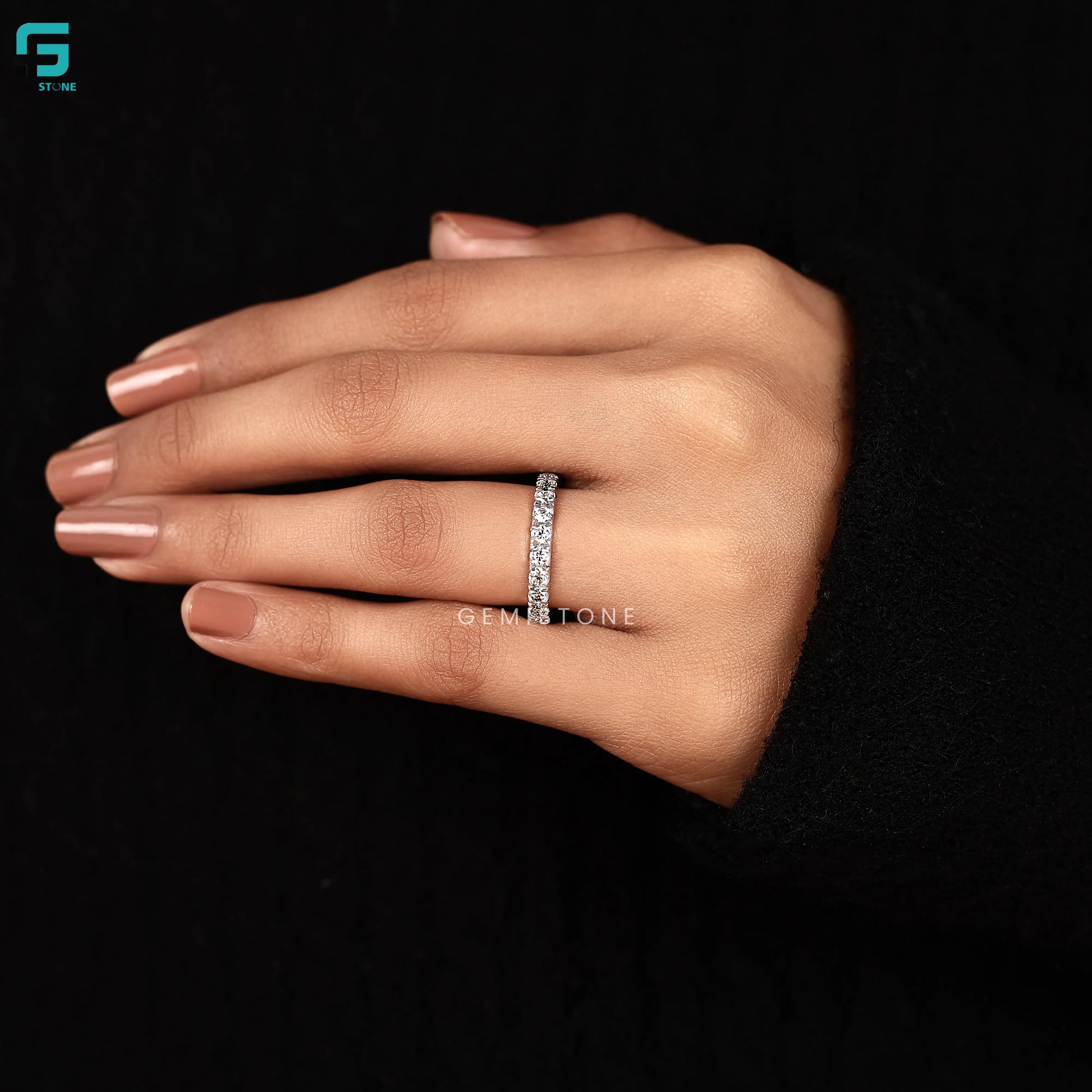 2.30MM Lab Diamond Round Wedding Band