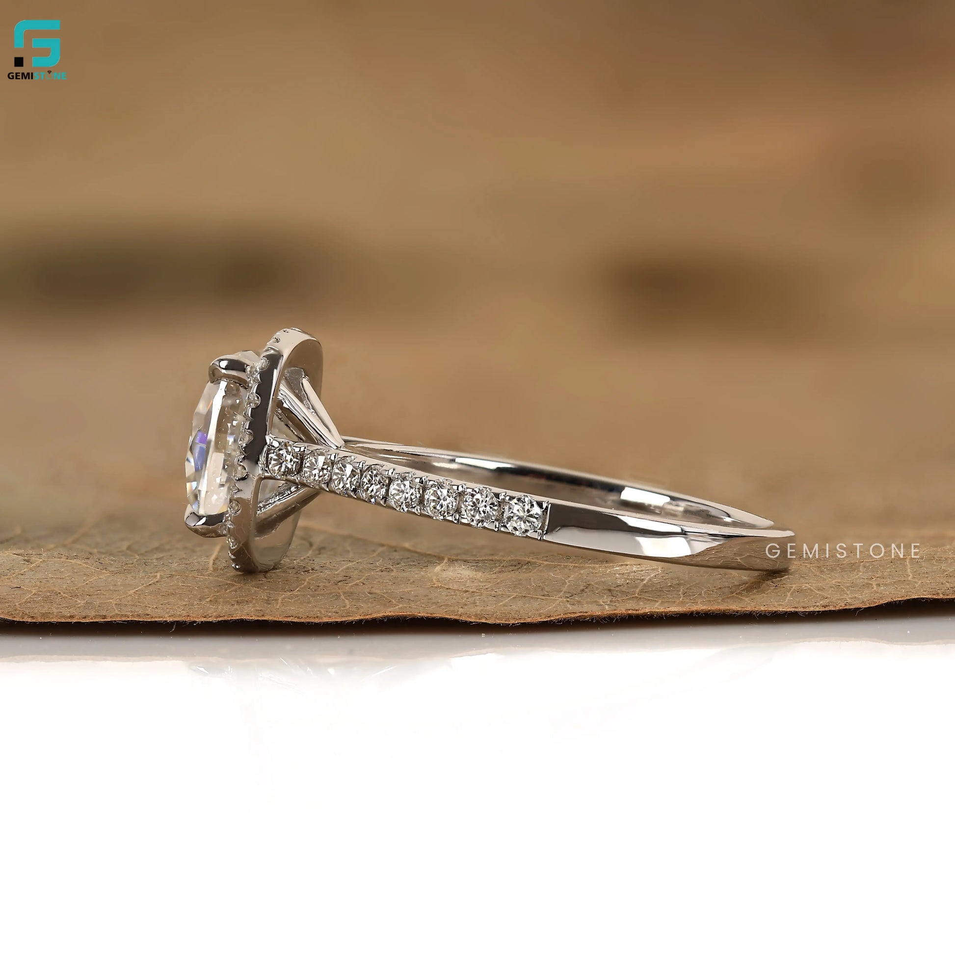 2.5 CT Cushion Diamond Ring For Women