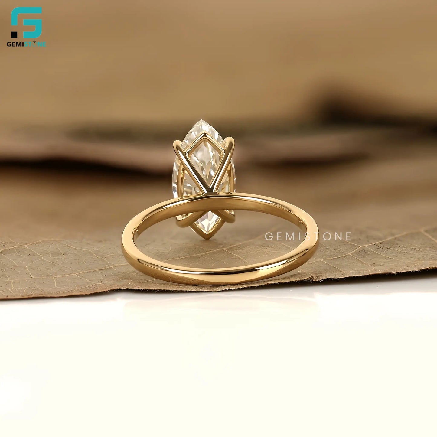 2CT Marquise Lab Diamond Wedding Ring For Women
