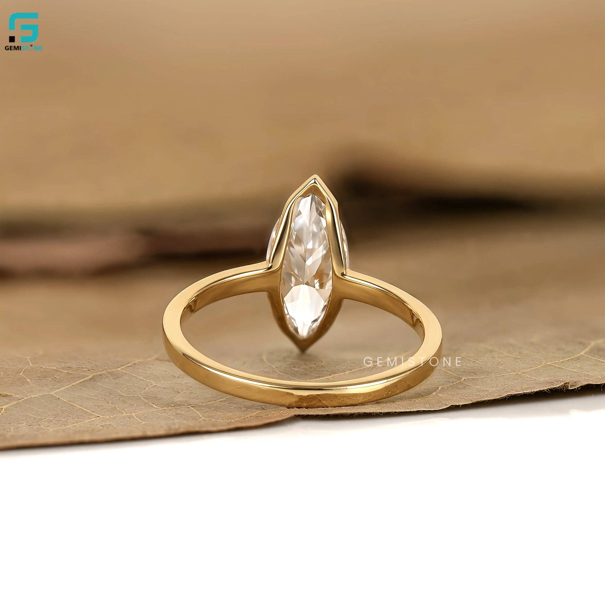 2CT Marquise Solitare Wedding Annivasary Ring For Her