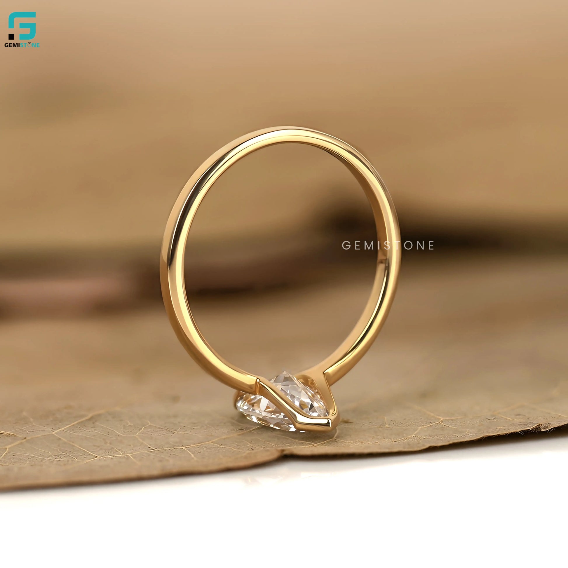 2CT Marquise Solitare Wedding Annivasary Ring For Women