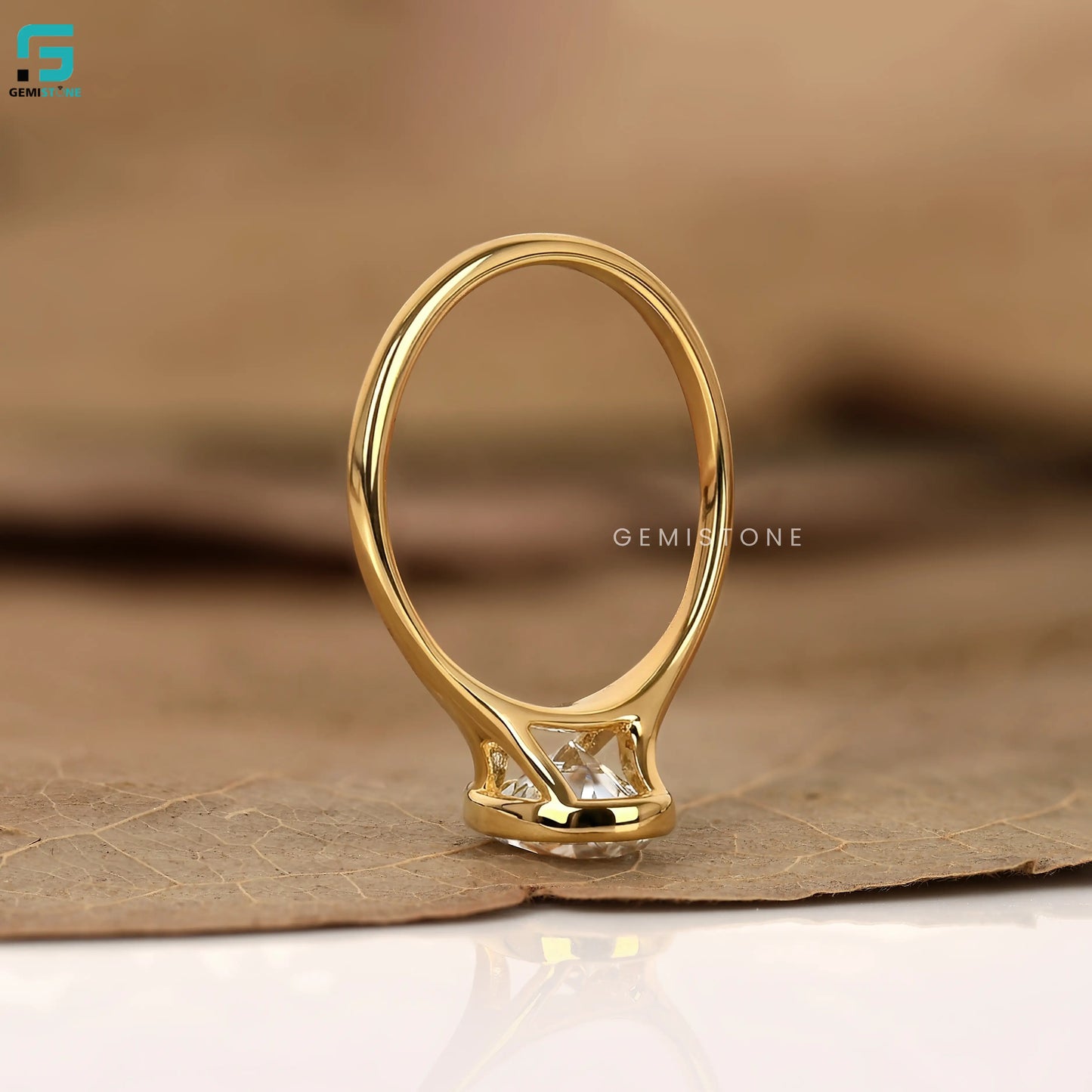 2CT Pear Split Shank Engagemnt Ring For Women