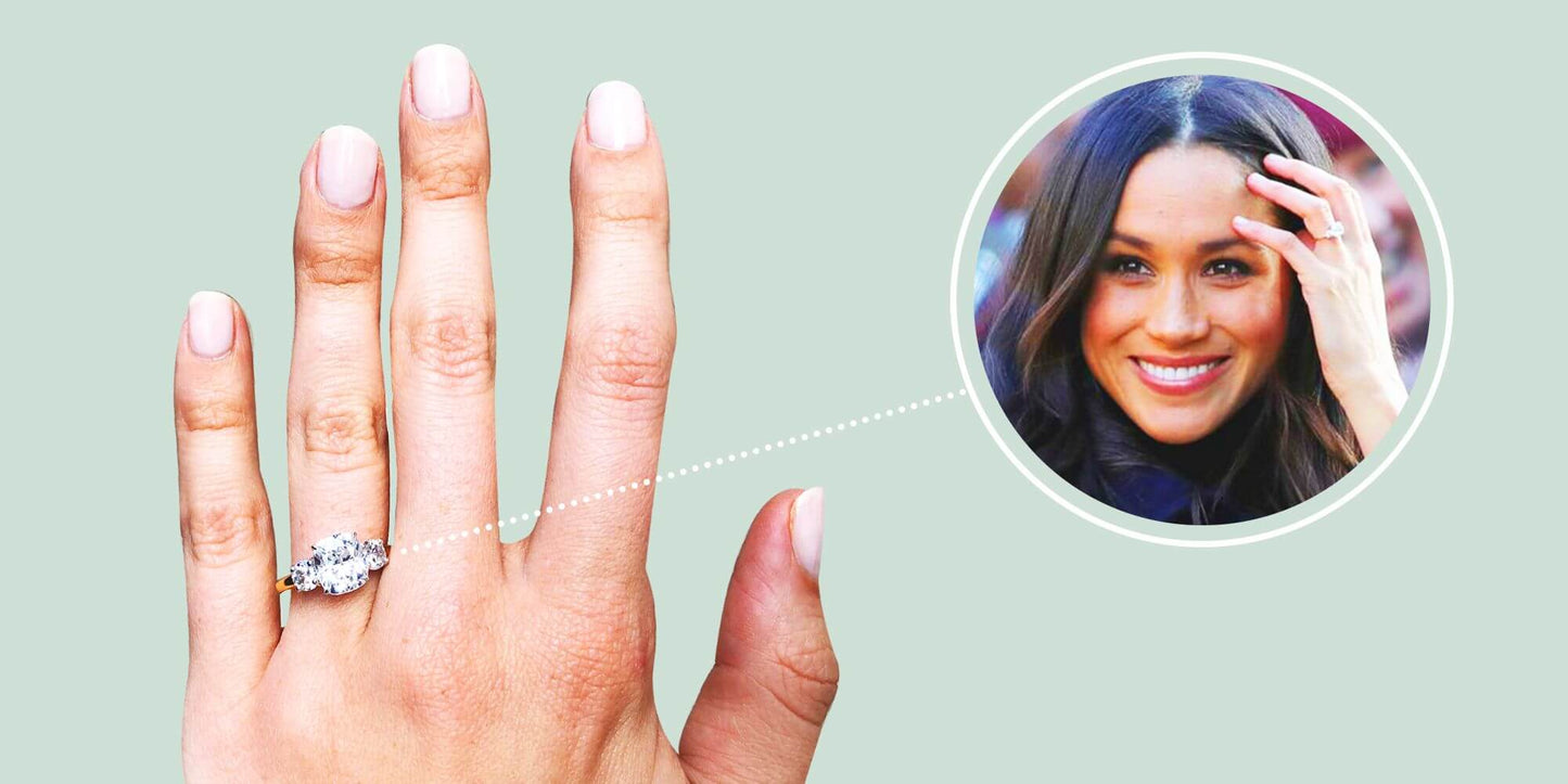 3-Carat-Moissanite-Cushion-Cut-meghan-markle-Engagement-Ring