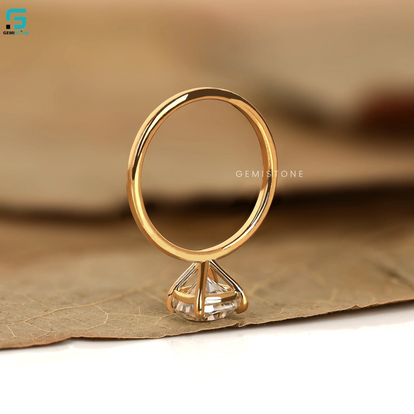 3CT Cushion Cut Lab Diamond Prong Wedding Ring for Her