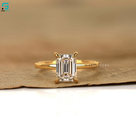 3CT Emerald Lab Grown Wedding Annivasary Ring