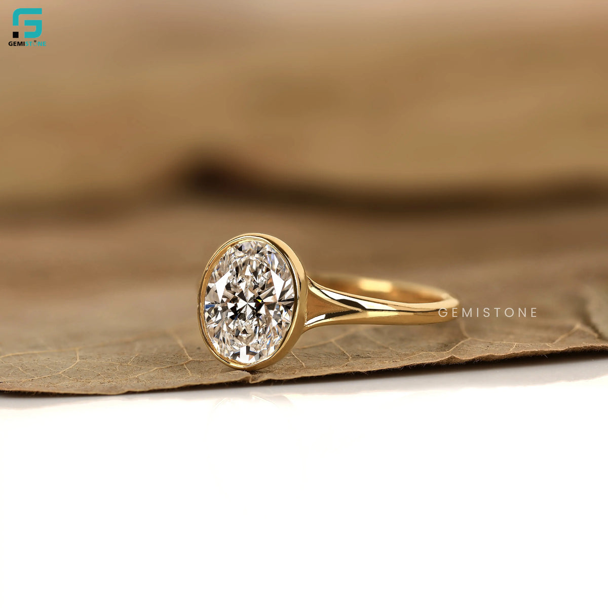 3CT Oval Cut Split Shank Lab Diamond Wedding Ring For Women
