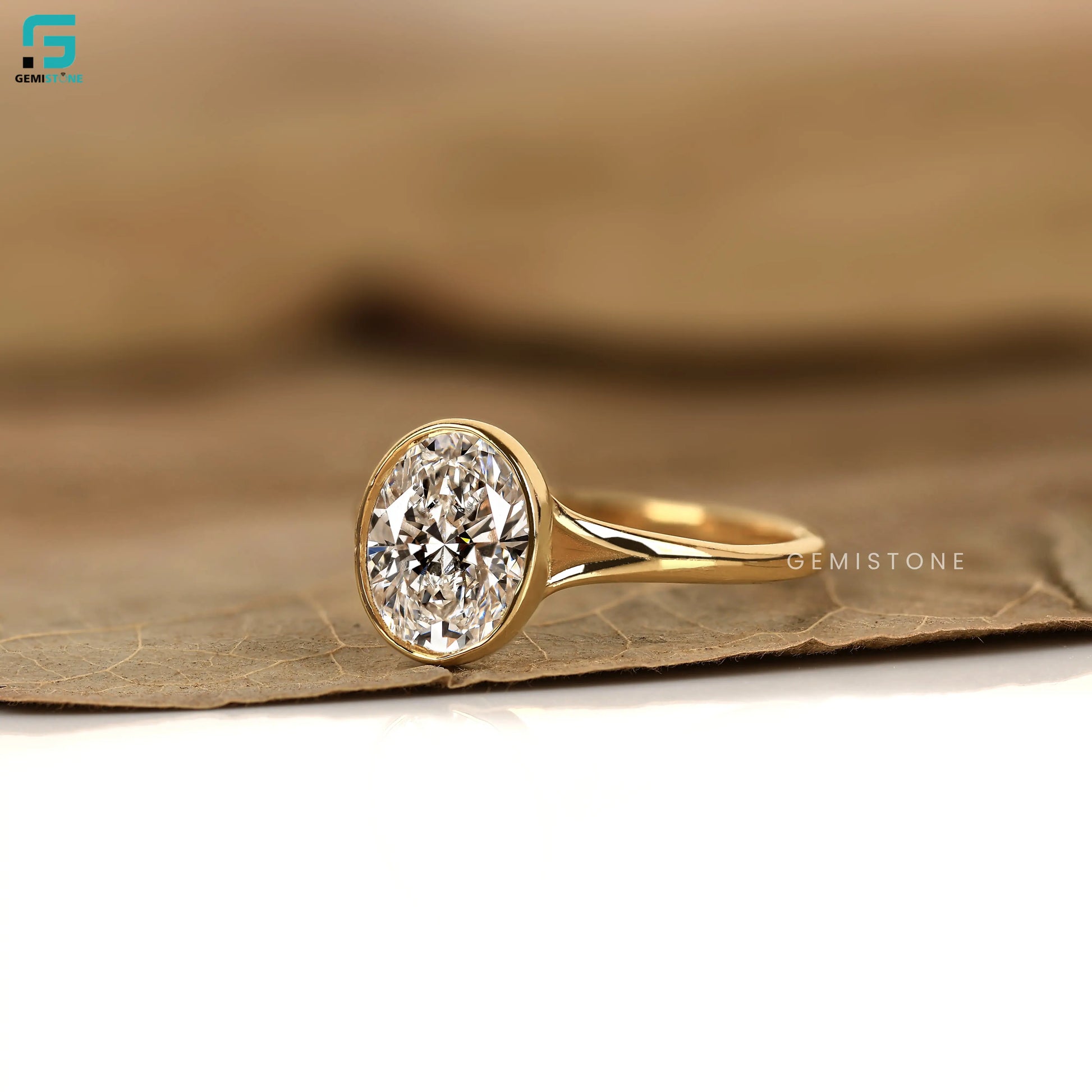 3CT Oval Cut Split Shank Lab Diamond Wedding Ring For Women